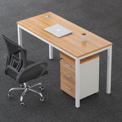 China Modern simple simple modern office furniture 4 person computer desk staff desk and chair combinations for sale