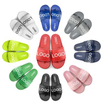 China Newest Fashion Trend Greatshoe Mens High Quality Leather Slides Men's Sandals Custom Men's Slippers for sale