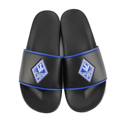 China Small MOQ 2020 Greatshoe unisex factory price custom made lightweight high quality men slip sandals with custom logo slipper sandal for sale