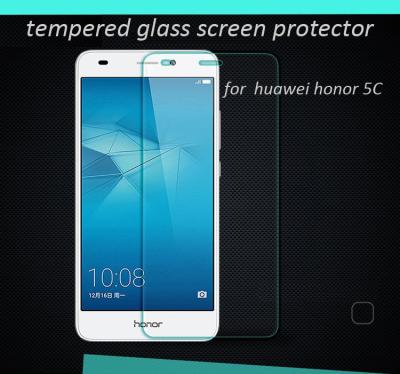 China huawei honor 5C tempered glass screen protector full coverage Clarity Transparent  Smooth touch Strong hardness 9H 2.5D for sale