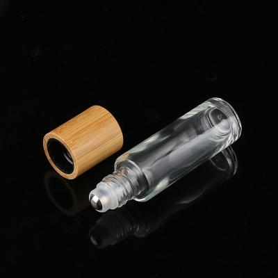 China NEW 10ml Cosmetic Empty Glass Relax Oil Rollerball Bottle For Packaging for sale