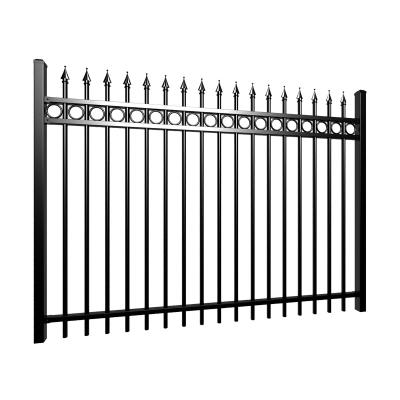 China Home Most Popular High Quality Easily Assembled For Sale Decorative Steel Fence Iron Fence Panels for sale