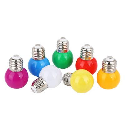 China KTV Holiday Decorations Factory Direct Supply Led Color Bulbs Holiday Lighting 1W String Lights E26/B22 for sale