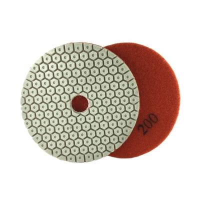 China Marble 4 Inch Resin Diamond Polishing Pad For Granite Marble Quartz Glass for sale