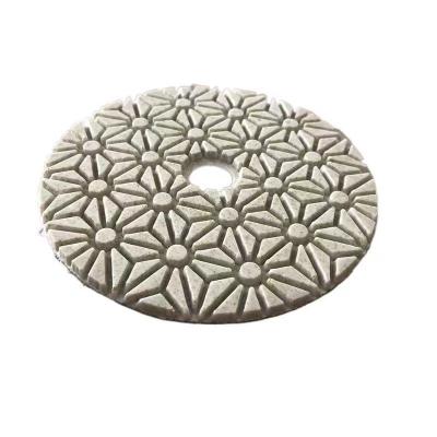 China 3 Stage Polishing Pad Dry Resin Grinding Wheel For Granite Marble Quartz Grit 1 2 3 3 Stage Dry Pad for sale