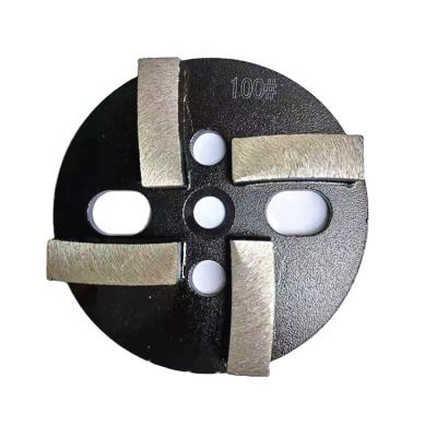 China Floor Polishing Diamond Block 100mm Grinding Buffing Pad For Concrete Floor for sale