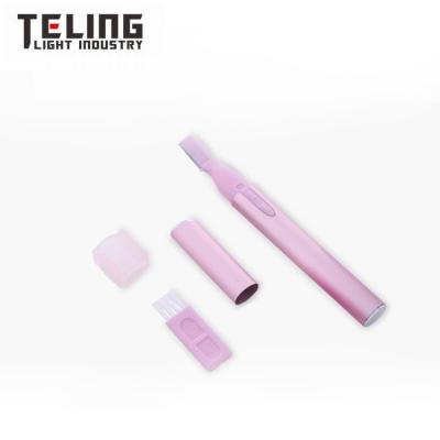 China Popular single blade battery operated eyebrow trimmer, lady's razor. cheap trimmer, for sale