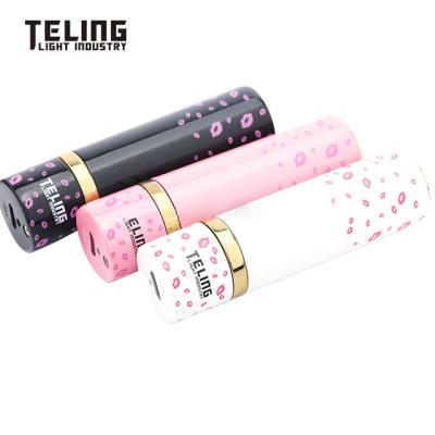 China USB Rechargeable Electronic Lipstick Shape Electric Arc Lighter Lighter for sale