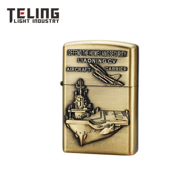 China Electronic USB China Electric Single Arc Usb Bronze Rechargeable Cigarette Lighter With Engraving for sale