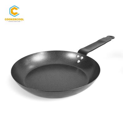 China Sustainable New Trend Carbon Steel Cookercool Amazone Non-Stick Frying Pan for sale