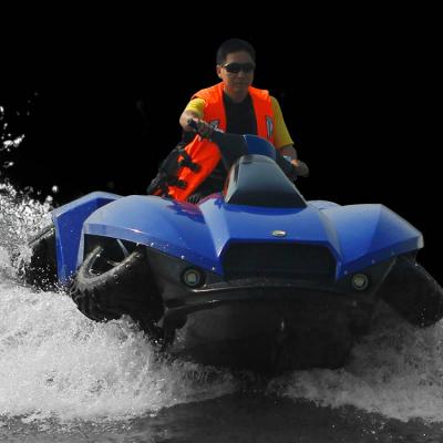 China New Fiberglass Style Hison China Quadski Electric Amphibious Car Quadski Jet Ski for sale