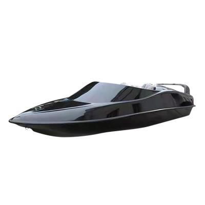 China High Fidelity Stereo With Mp3 Charging / Turbo / Reverse Speedboat / HISON Remote Control - J2 Mini Engine Fiberglass Yacht Remote Control Jet Speedboat Powerboat for sale