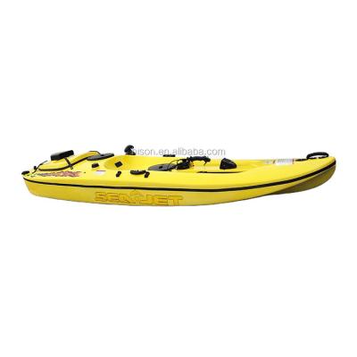 China Wholesale Powerful Moq Jet Kayak 4 Fiberglass Low Stroke Racing Kayak Fishing With Pedal for sale