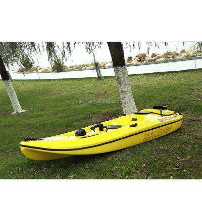 China Fiberglass Professional Made Hison Latest Generation 130cc Power Ski Jet Canoe Kayak Canoe for sale