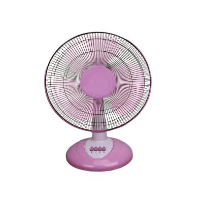 China Modern Simple Desk Fan 2020 Purple Color 3 Blades 16 Inch Table Fan for sale