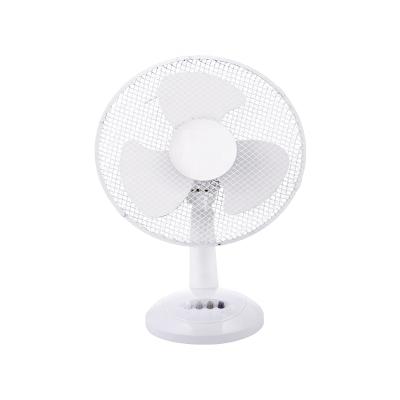 China 2021 simple modern mini portable table fan 12 inch desk fan with mesh grill for office for sale