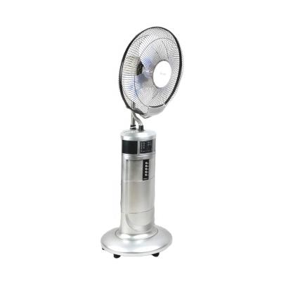 China Hotel 16 Inch Indoor Outdoor Industrial Cold Water Mist Spray Fan With Remote Control for sale