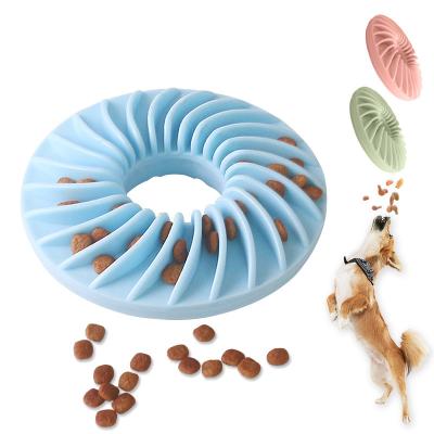 China Frisbee Sustainable Fun Leaky Pet Food Toys Bite-Resistant and Molar-Resistant Chew-Resistant Dog Interactive Training Dog Toys for sale