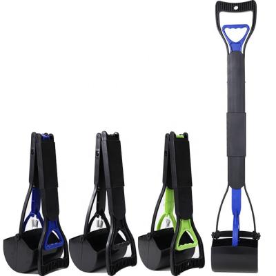 China Poop 2022 New 80cm Sustainable Fordable Dog Poop Picker Pet Cleaning Plastic Dog Pooper Picker Dog Poop Scooper for sale