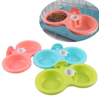 China Dog Drinking Water Sustainable Drinker Bowl Edible Double Two-in-One Hanging Pet Bowl Dog Bowl for sale