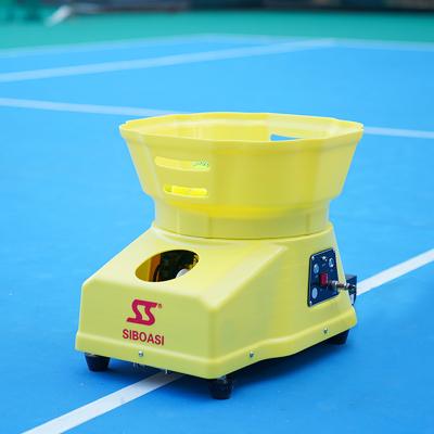 China SIBOASI T2021C Mini Automatic Tennis Ball Machine For Tennis Training 1 PCS 50pcs Of Balls for sale