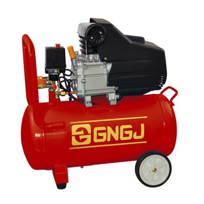 China Lubricated Air Compressor 12v Copper Wire Engine Direct Gasoline Tire Inflator Portable Air Compressor For Paint for sale