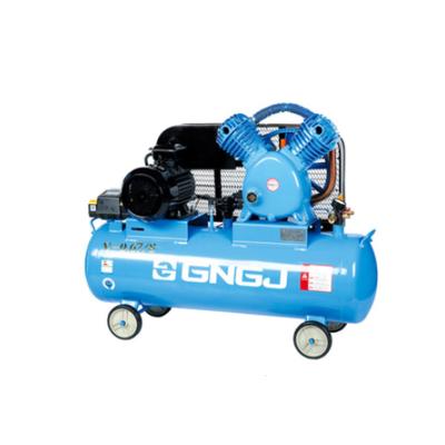 China Lubricated Low Cost United Silent Power Piston Belt Driven Air Compressor for sale