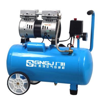 China 750W piston oil free portable mini style silent oil free air compressor with good quality for sale