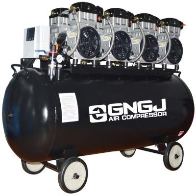 China Best Price Four Engines Oil Free Portable Paint Oil Free Air Compressor For Air Tools for sale