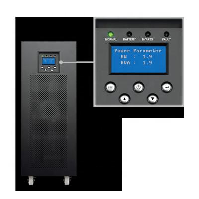 China Security / Surveillance / Automation / Communication Single or Three Phase Power Frequency Industrial UPS Uninterruptible Power Supply Host 32th 10kva 9kw Strong Loading Capacity for sale