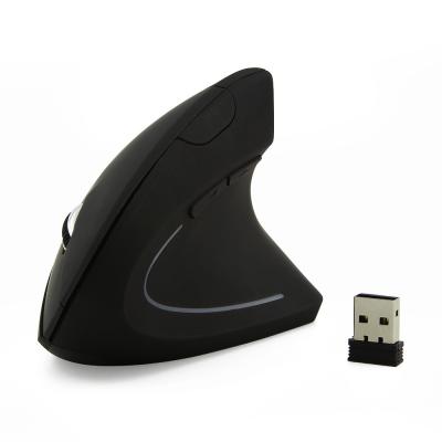 China Best Selling Convenient USB Notebook Desktop 1600 DPI Computer Roller 2.4Ghz Optical Wireless Vertical Mouse for sale