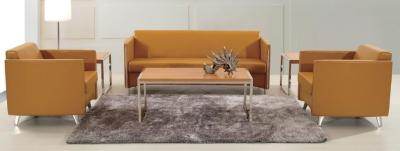 China Modern PU leather China reception office lounge sofa for sale