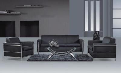 China Modern PU Leather China Reception Ofice Lounge Sofa for sale