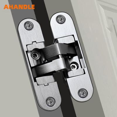 China Modern Superior Quality 95*23mm Parts Stainless Steel Plane Opening And Closing Cupboard Hidden Door Hinges for sale