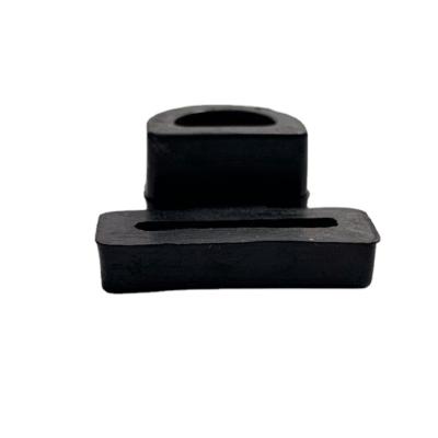 China Hot Selling Fit Rubber Size L 20mm H 20mm THK 3.4mm Octagonal Lathe Or Machinery Accordion Cushion Pad Protective Rubber Pad for sale