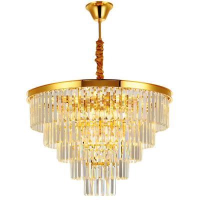 China Contemporary Luxury Crystal Chandelier Decorative Lighting Pendant Light Hotel Restaurant Lamparas for sale