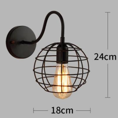 China Modern Wholesale High Quality Industrial Bar Wall Lamp Lights Iron Wall Light for sale