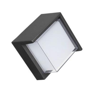 China Modern Led Wall Lamps Aluminum Painting IP65 Induction Lighting Waterproof Garden Led Wall Light for sale