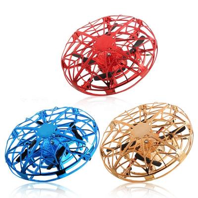 China LED Lights Hot Selling Hand Control Mini UFO Toy Induction Drone With LED Light for sale