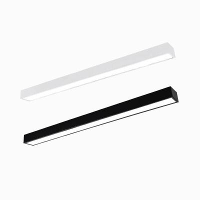 China Up-down Aluminum Wall Suspended Office Strip Linear Pendant Lighting System Recessed Linkable Led Linear Light for sale