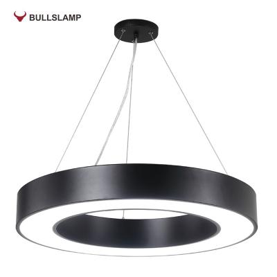 China Flat Suspended Suspension Panel Led Suspended Ceiling Light Panel Round Led Panel Light 40w for sale