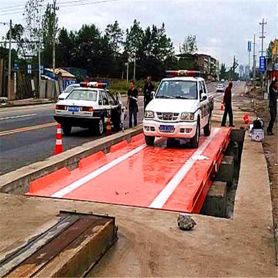 中国 High Quality Durable Steel Material 16m x 3m 60 Ton Capacity Ladder Weighbridge Truck 販売のため