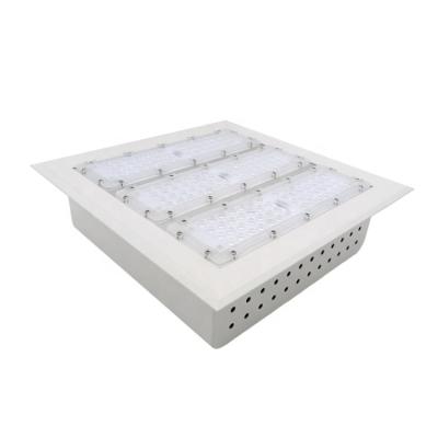 China High Quality High Brightness Eco-friendly Waterproof 5 Years Warranty Wholesale Energy Saving Gas Station Lighting IP66 LED Canopy Light for sale