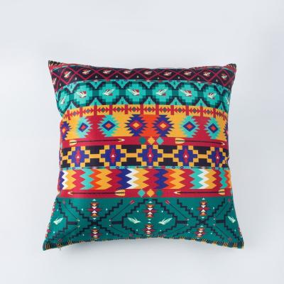 China RTS Single Pillow Case Decor Sofa Seat Corduroy Printed Crushed Turkish Boho Cushion Cover for sale