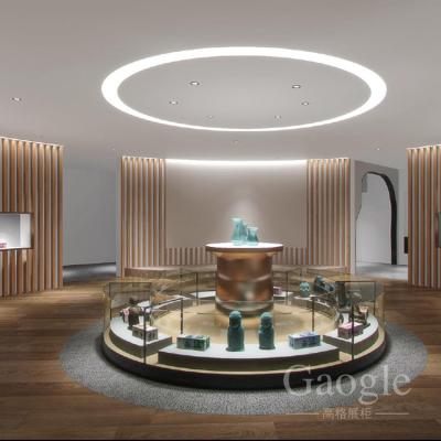 China Factory Directly Sell High End Modern Glass Museum Furniture Wooden Display Case for sale