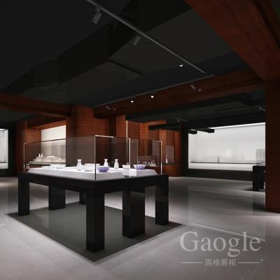 China Museum Customized Glass Display Cabinets Museum Display Case for sale