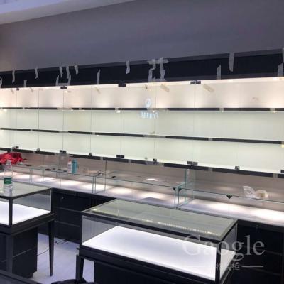 China Modern High Quality Glass Jewelry Shop Furniture Jewelry Display Cabinet Jewelry Charm Displays for sale