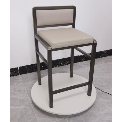 China Removable Cover Made in China Gray Faux Leather Dinning Chairs Armless Dining Room Furniture for sale