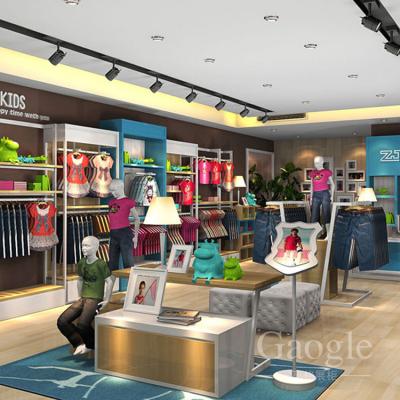 China LED Service Supply Mens Clothing Store Interior Design for sale