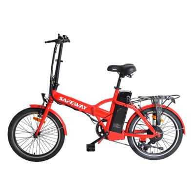 China SAFEWAY Steel Bikes GT-Z208 20inch Multifunctional Cheap Folding Electric Bike Electric Foldable Ebike for sale